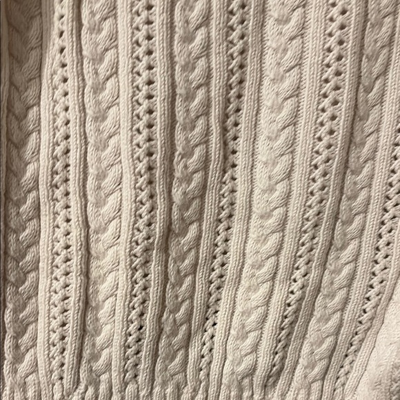 Vintage ✨Liz Claiborne Cream Cable Knit Sweater - Picture 6 of 6